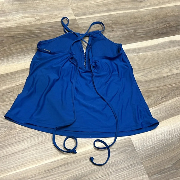 Catalina blue Tye up swim  top size medium NWT - Picture 4 of 8